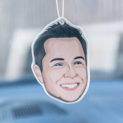 Toffe Accessoires - Elon Musk luchtverfrisser voor in de auto
