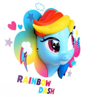 SOLDEN - My Little Pony 3D regenboog lamp
