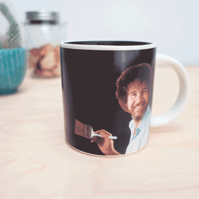 Bob Ross Warmtegevoelige Mok