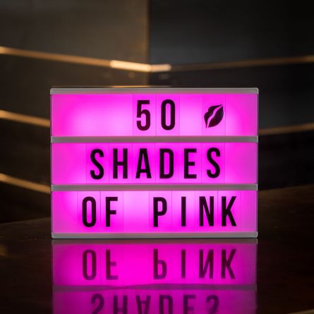 Lightbox lamp met kleurwisseling