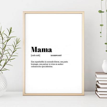 Personaliseerbare Woordenboek Poster