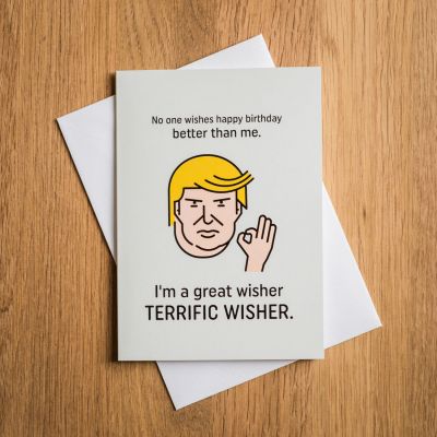 Kaarten - Terrific Trump verjaardagskaart