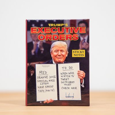 Grappige cadeaus - Notitieblokje met orders van de president