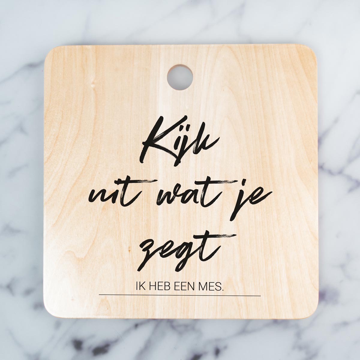 Radbag Personaliseerbare Snijplank Met Grappige Spreuk radbag kopen in de aanbieding