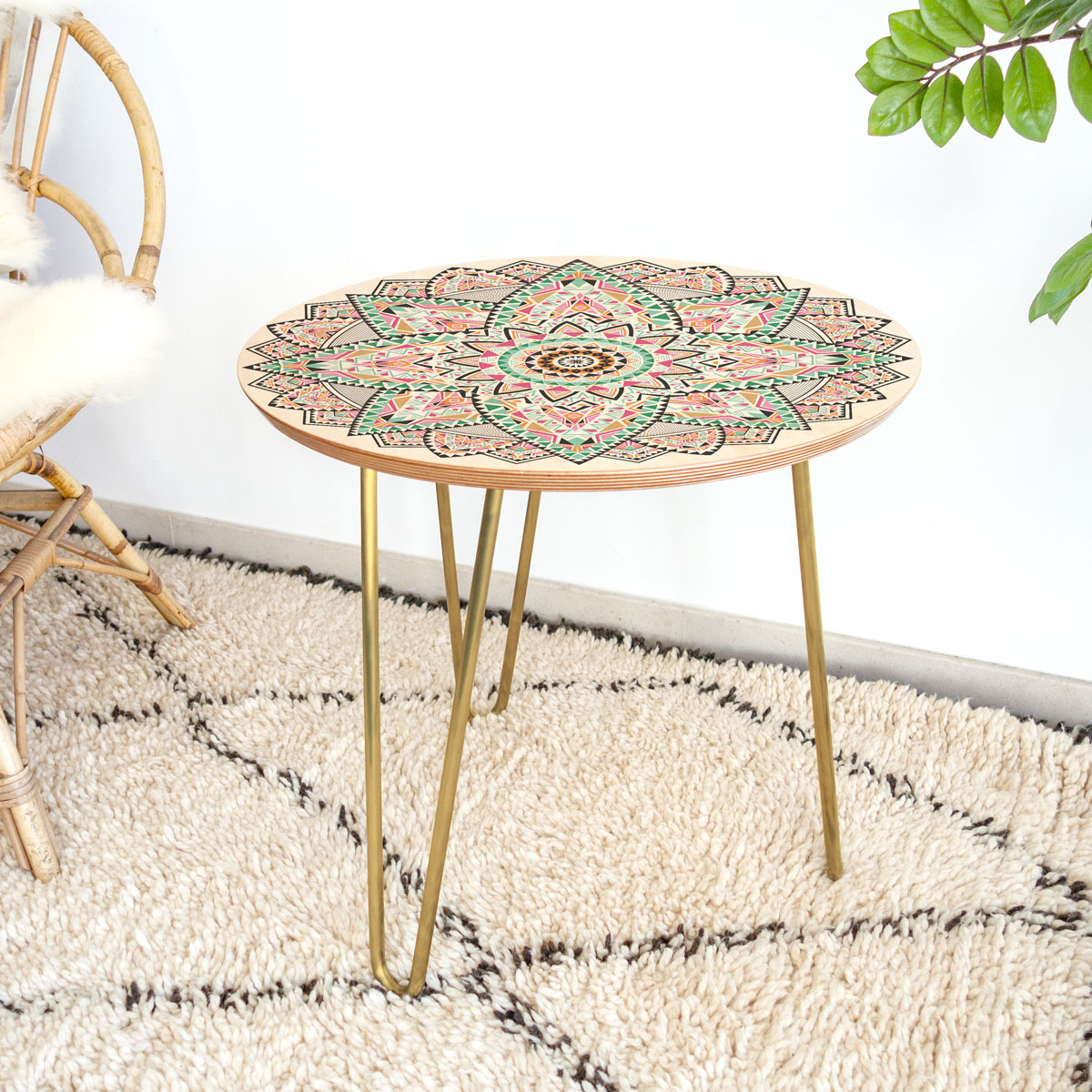 Radbag Kleine Mandala Bijzettafel radbag kopen in de aanbieding